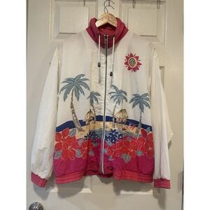 Vintage Catalina Nylon‎ Zip Up Jacket Size M